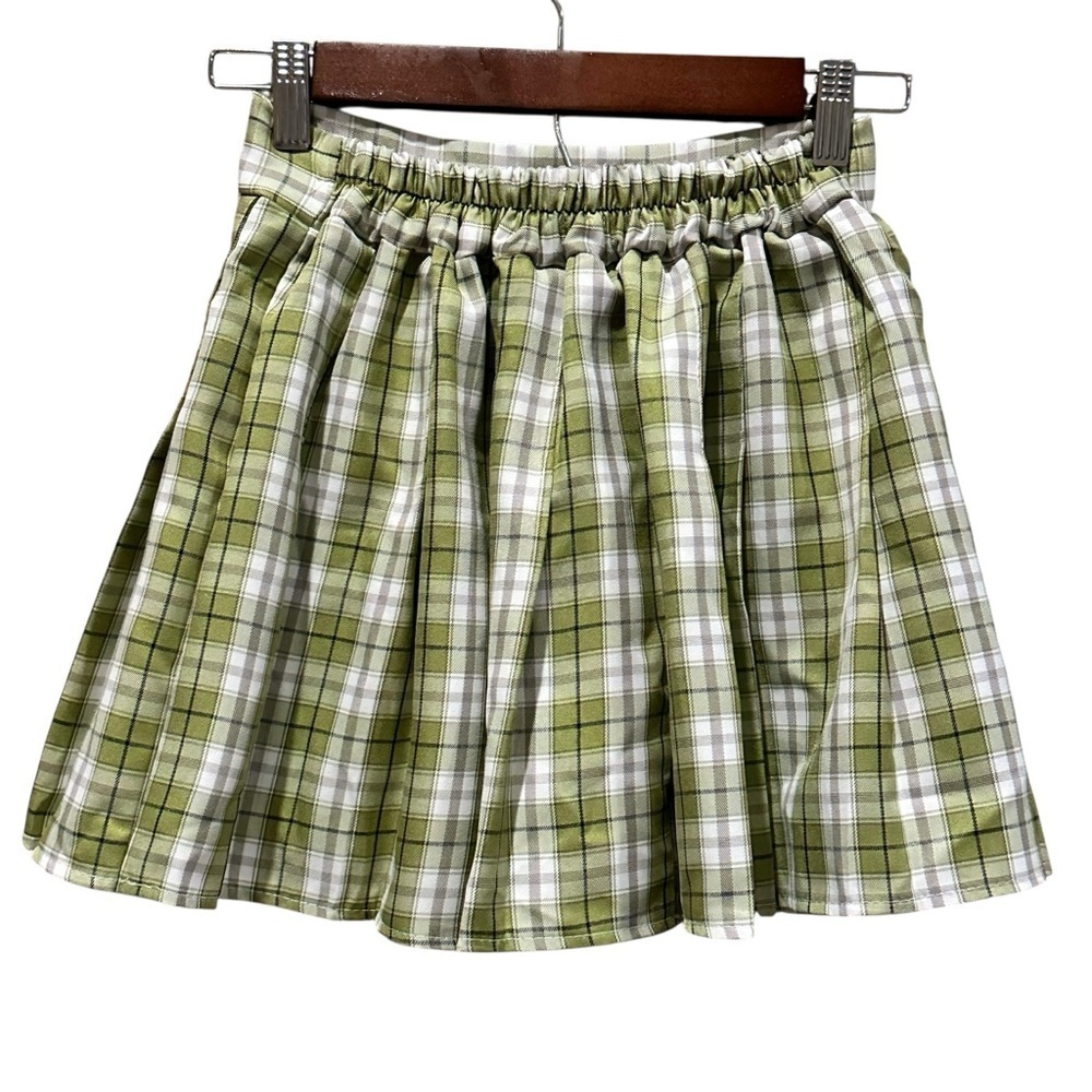 PRINCESS POLLY xx Plaid Check Pleated School Girl Lona Mini Skirt Size XS/S NEW - Picture 4 of 9
